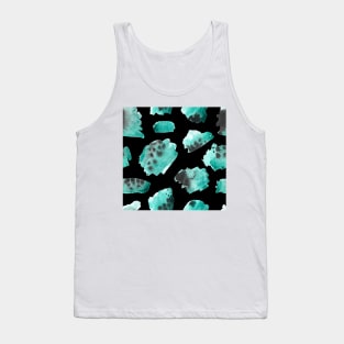 watercolor polka dots seamless pattern Tank Top